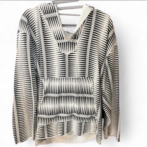Urban Outfitters Baja Knit Hoodie // Geometric Tribal Print Pullover